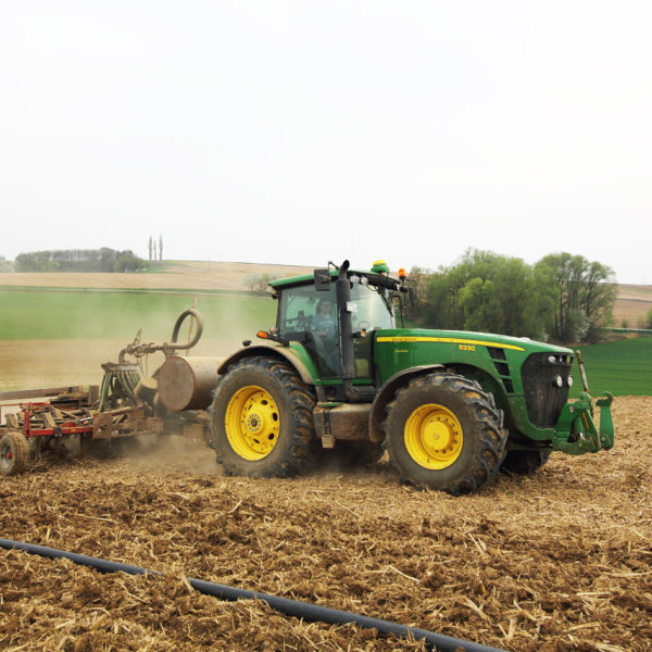 Einarbeitung bei der Gülleausbringung